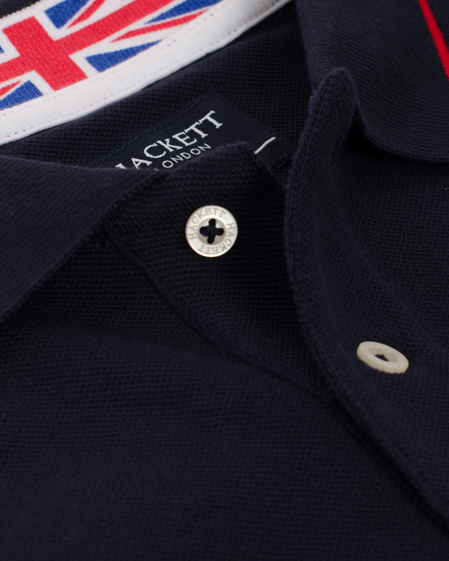 Herr | Pikéer | Hackett | Army Union Jack Piké Navy