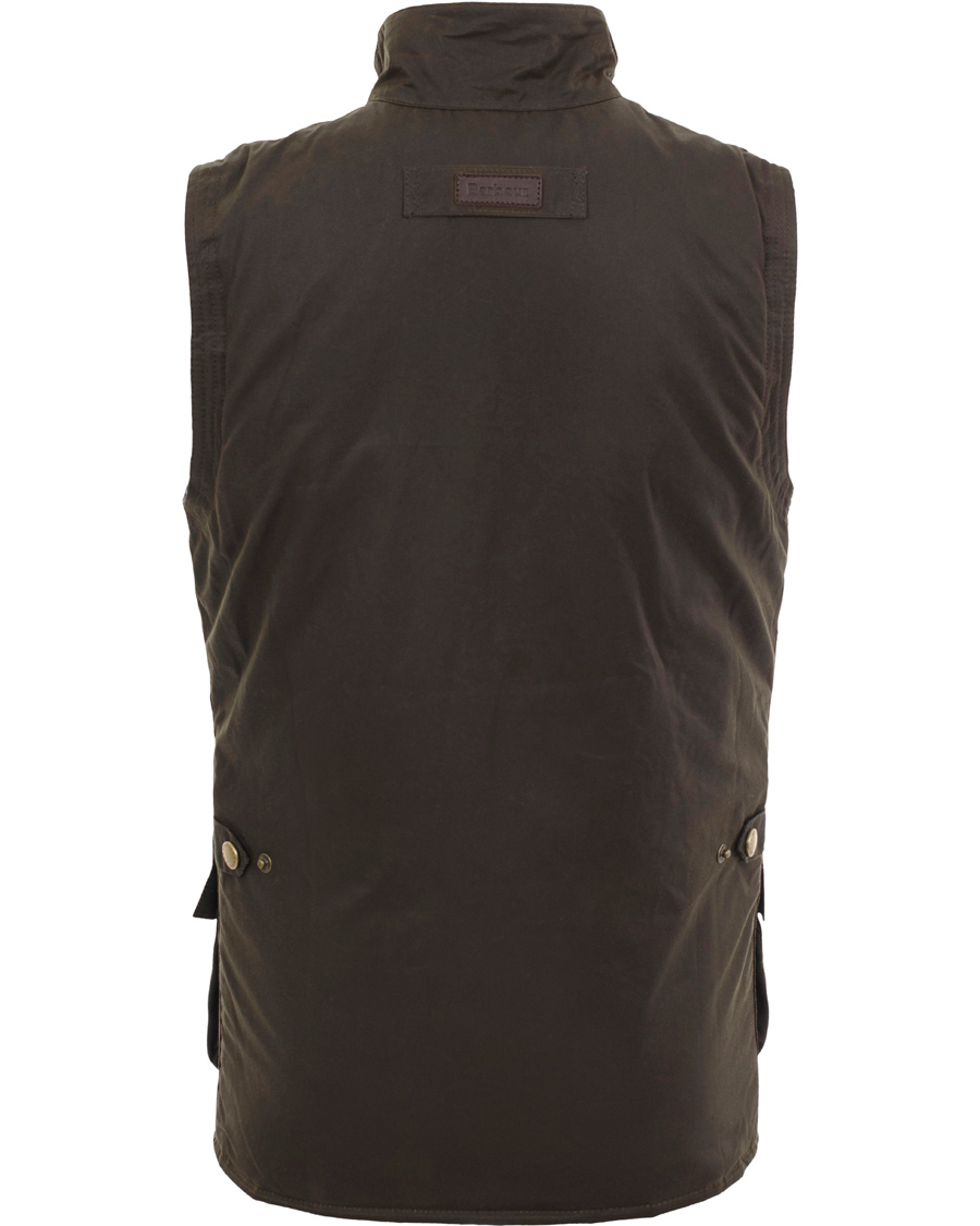 Herr | Jackor | Barbour Lifestyle | New Westmorland Waxed Vest Olive