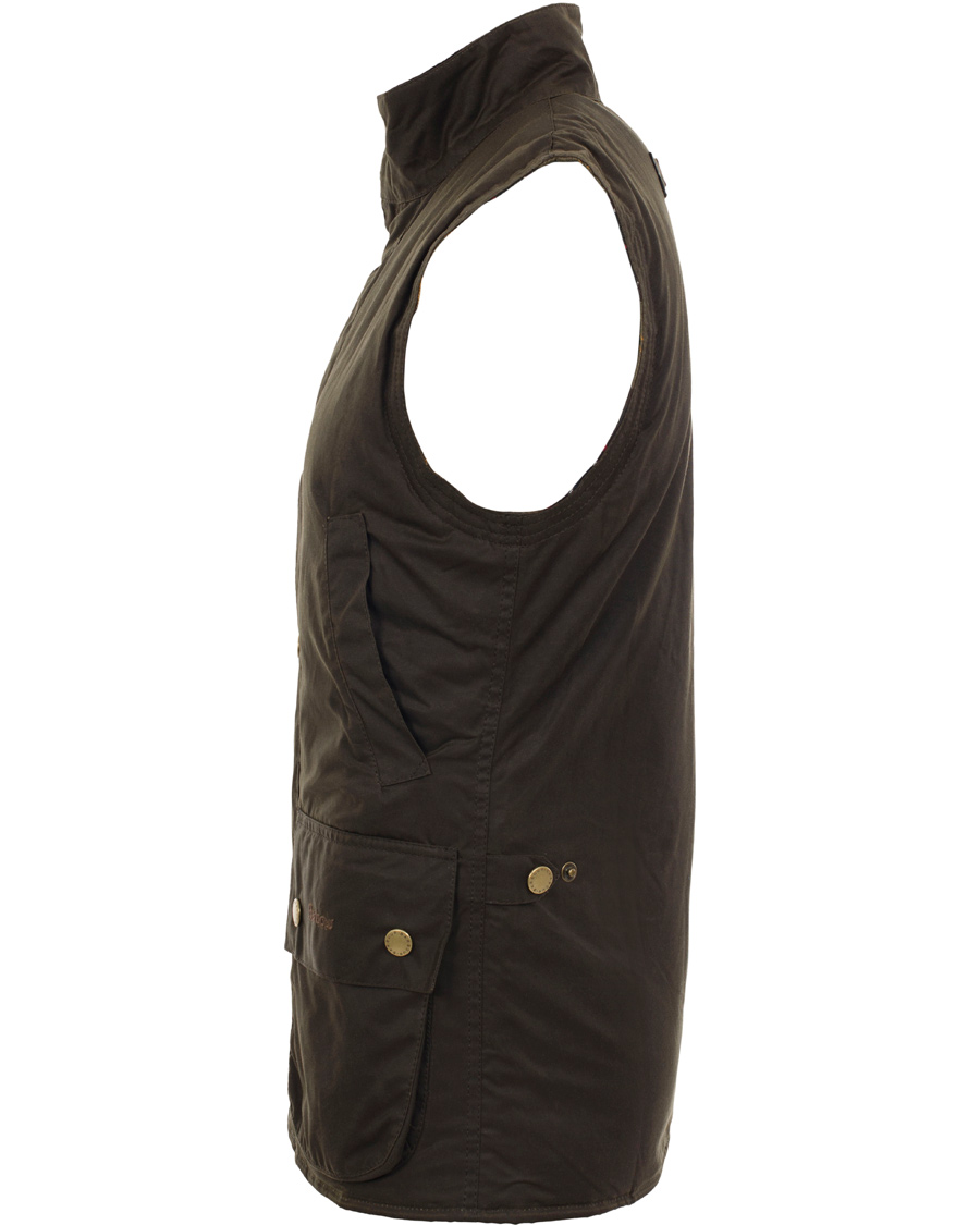 Herr | Jackor | Barbour Lifestyle | New Westmorland Waxed Vest Olive