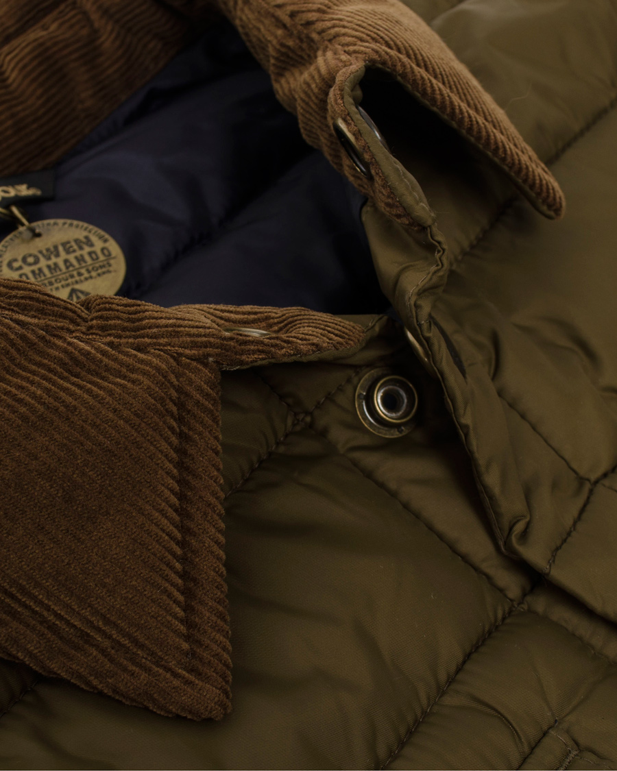 Herr | Jackor | Barbour Heritage | Millers Quilt Cowen Commando Jacket Sand