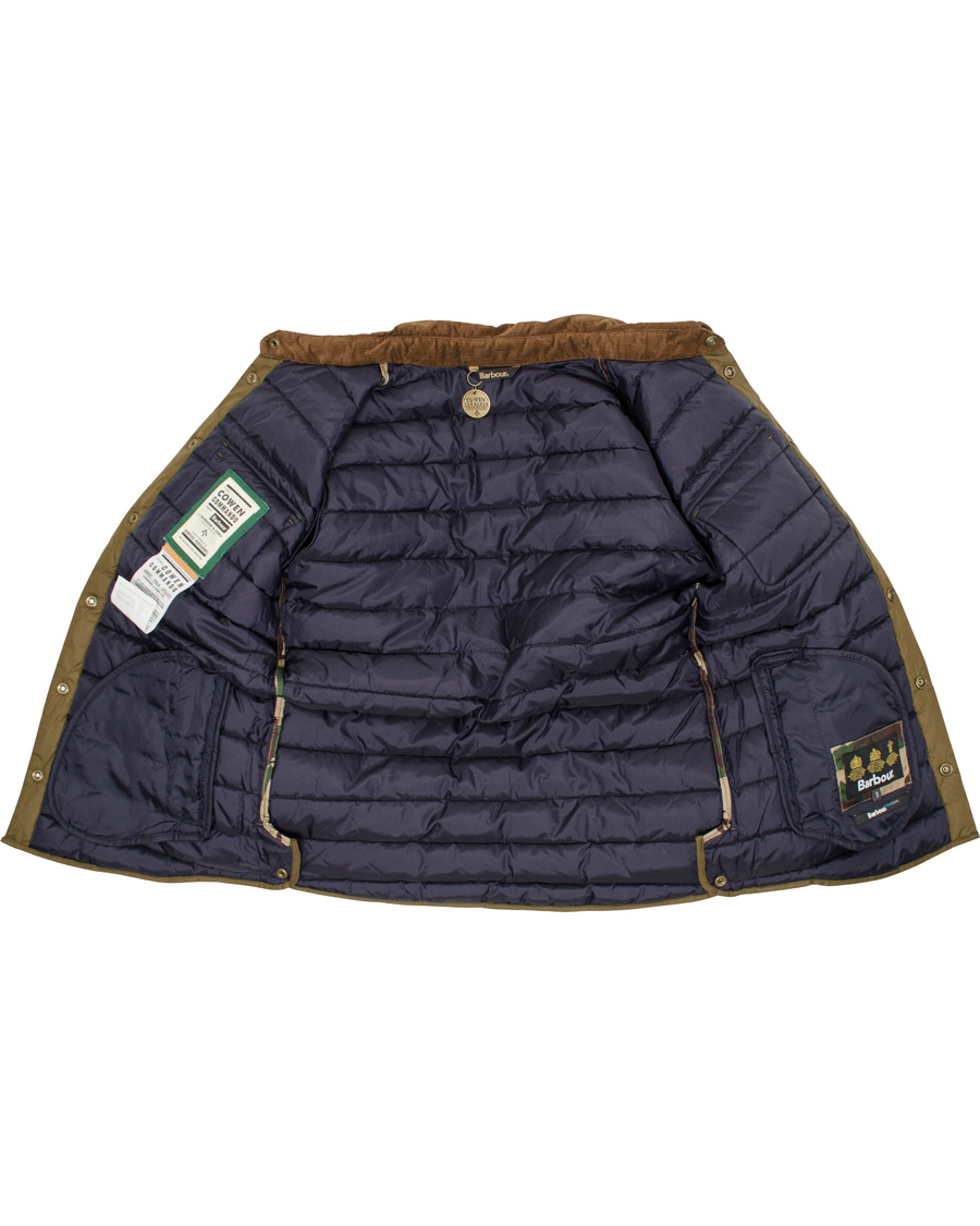 Herr | Jackor | Barbour Heritage | Millers Quilt Cowen Commando Jacket Sand
