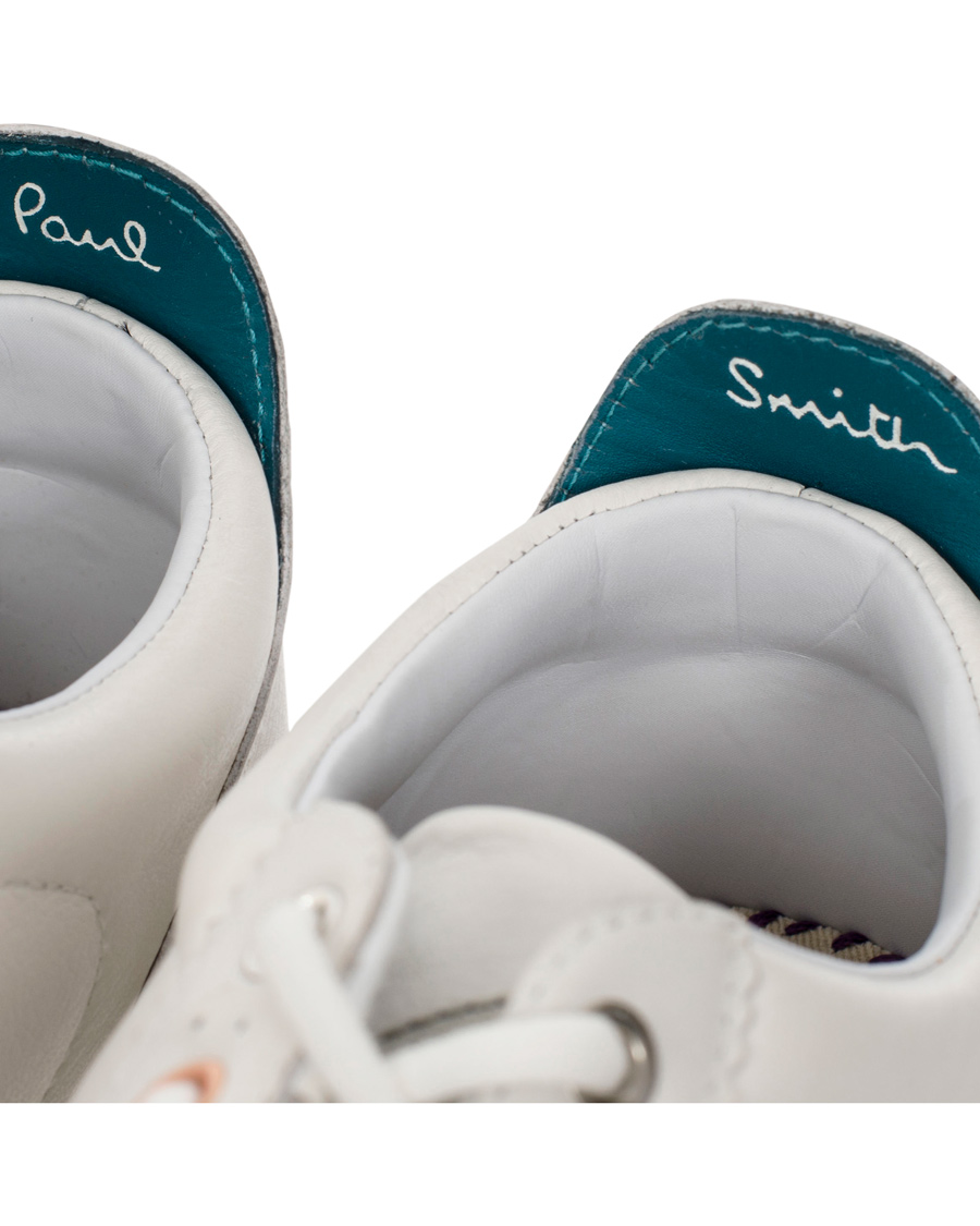 Herr | Paul Smith Shoe Osmo Sneaker White Mono Lux | Paul Smith Shoe | Osmo Sneaker White Mono Lux