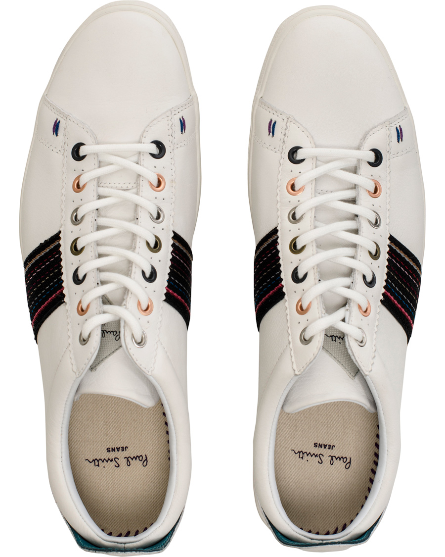 Herr | Paul Smith Shoe Osmo Sneaker White Mono Lux | Paul Smith Shoe | Osmo Sneaker White Mono Lux