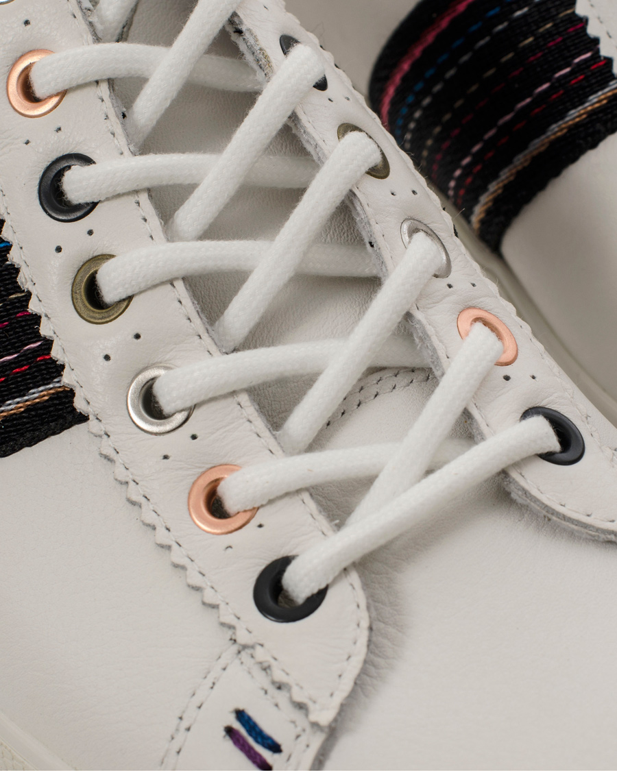 Herr | Paul Smith Shoe Osmo Sneaker White Mono Lux | Paul Smith Shoe | Osmo Sneaker White Mono Lux