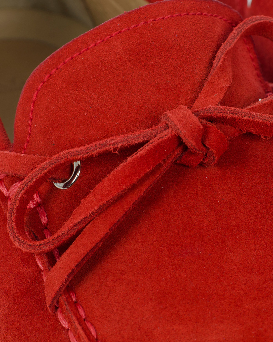 Herr | BALLY Dramer Suede Car Shoe Rosetto Red | Bally | Dramer Suede Car Shoe Rosetto Red