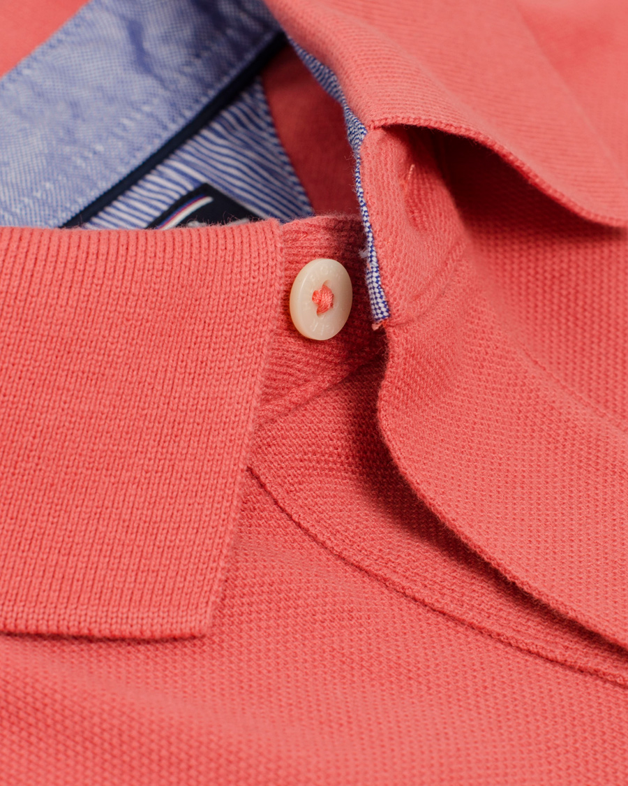 Herr | Pikéer | Tommy Hilfiger | New Knit Piké Faded Rose