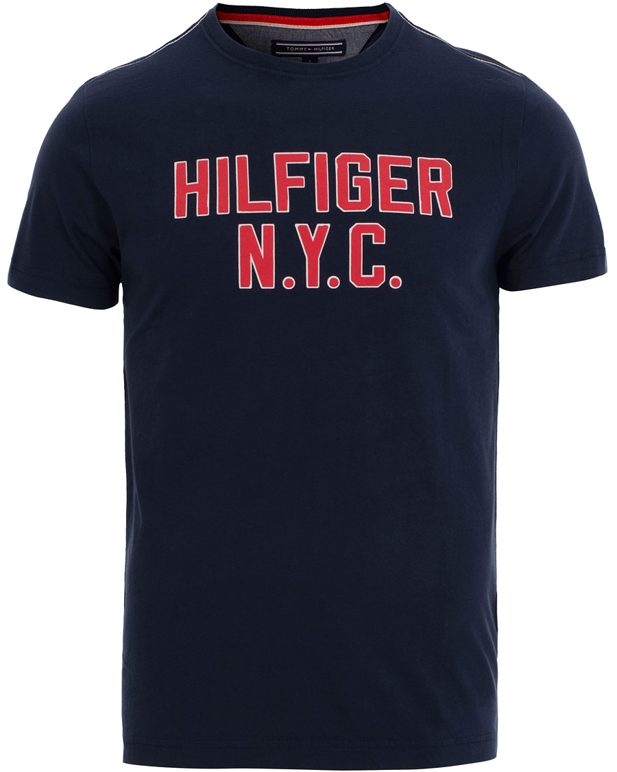 Herr | T-Shirts | Tommy Hilfiger | Johnny Regular Fit Tee Navy Blazer