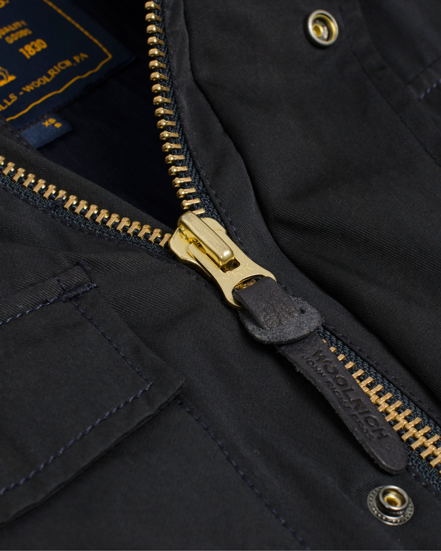 Herr | Jackor | Woolrich | Premium Twill Field Jacket Classic Navy