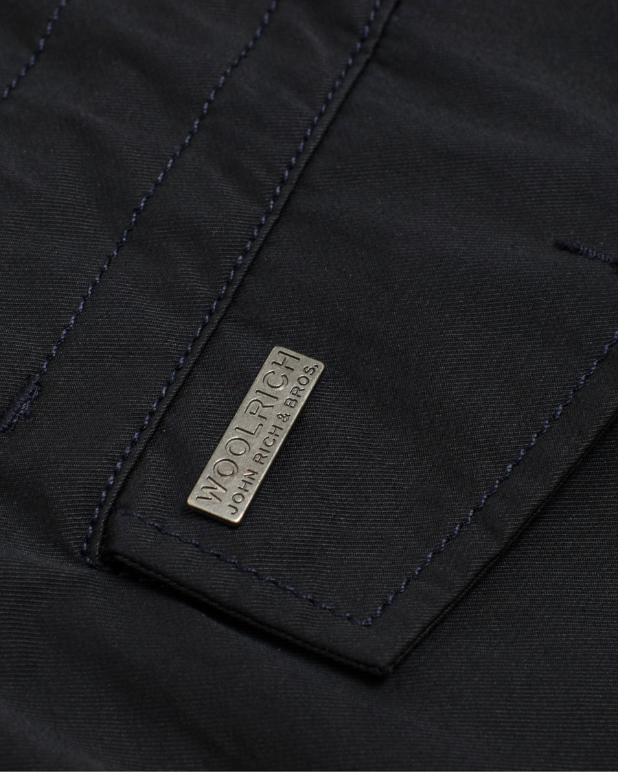 Herr | Jackor | Woolrich | Premium Twill Field Jacket Classic Navy