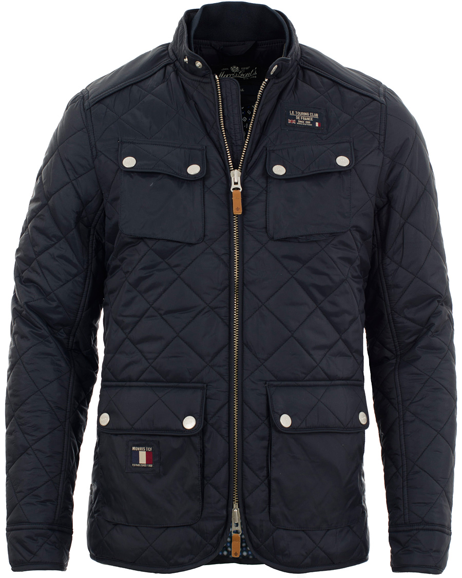 Herr | Jackor | Morris | Daytona Quilted Jacket Blue