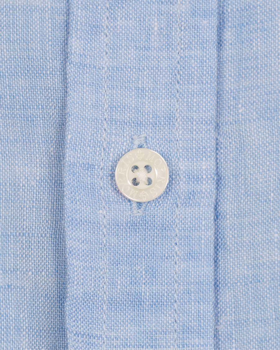 Herr | Skjortor | Morris | Douglas Linen Shirt Light Blue