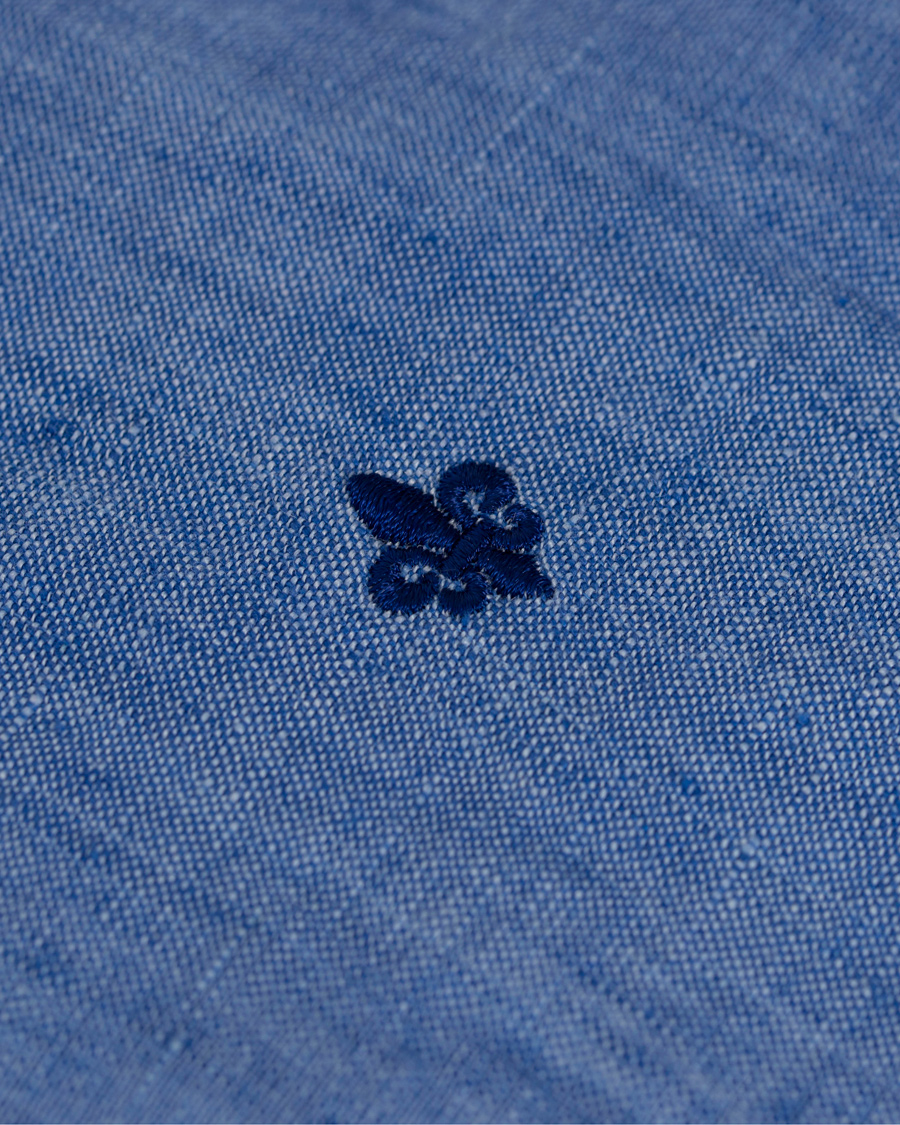 Herr | Skjortor | Morris | Douglas Linen Shirt Blue