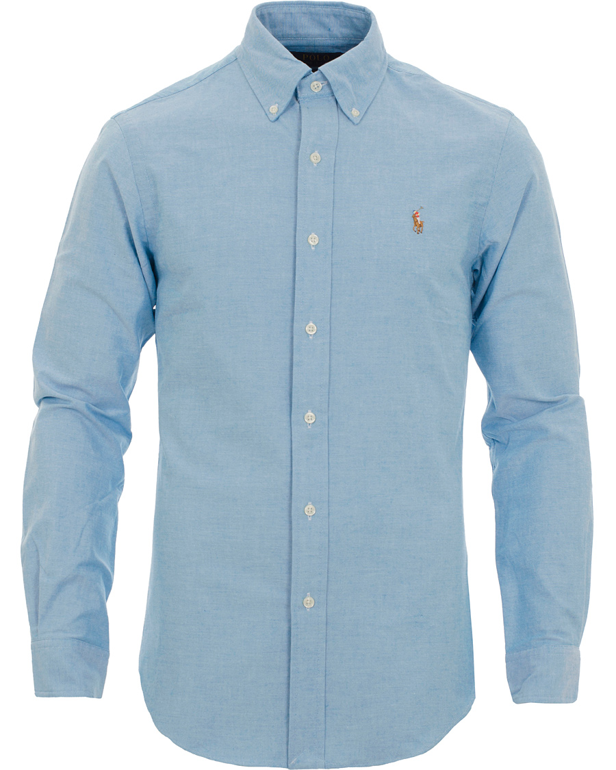 Herr | Skjortor | Polo Ralph Lauren | Slim Fit Oxford Shirt Optic Blue