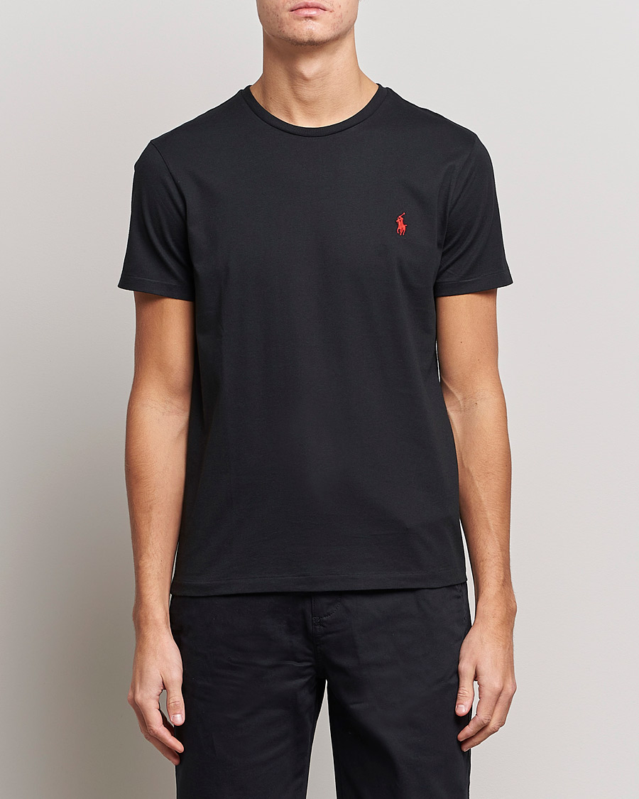 Herr | Kortärmade t-shirts | Polo Ralph Lauren | Custom Slim Fit Tee RL Black