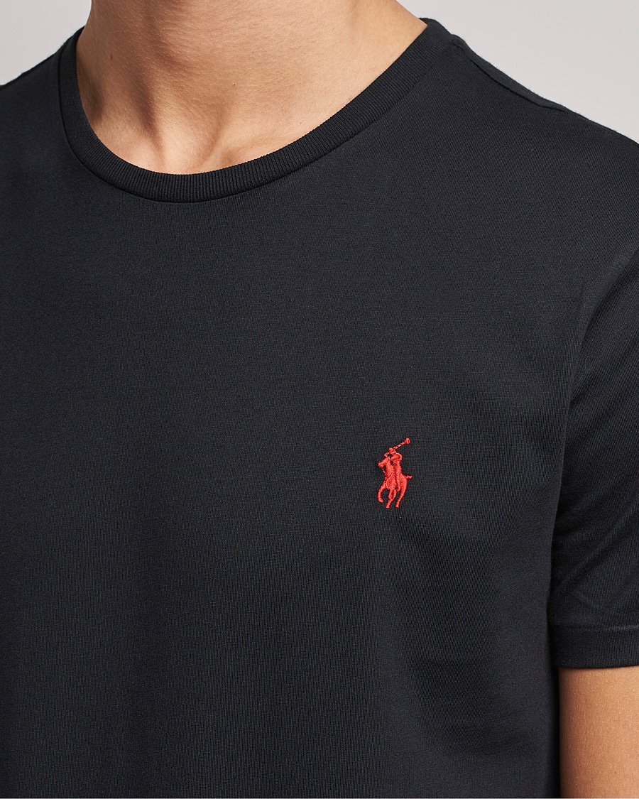 Herr | T-Shirts | Polo Ralph Lauren | Custom Slim Fit Tee RL Black