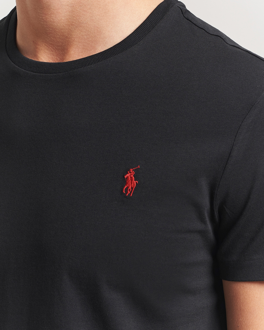 Herr | T-Shirts | Polo Ralph Lauren | Custom Slim Fit Tee RL Black