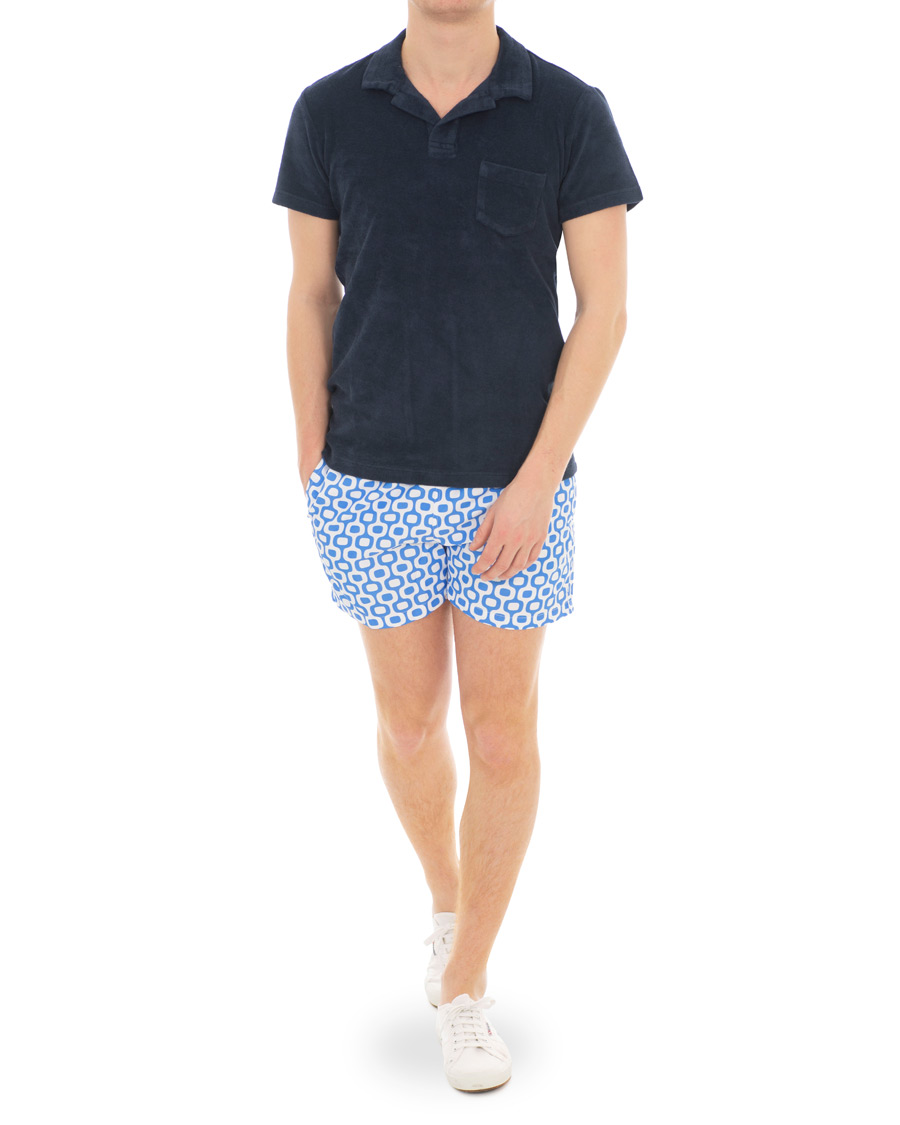 Herr | Badbyxor | Frescobol Carioca | Short Sport Swim Trunk Ipanema Blue