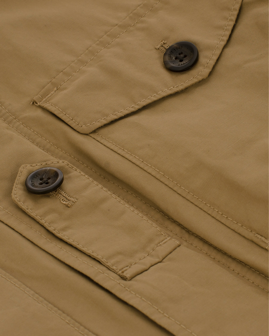 Herr | Jackor | GANT | The Trooper Jacket Safari Khaki