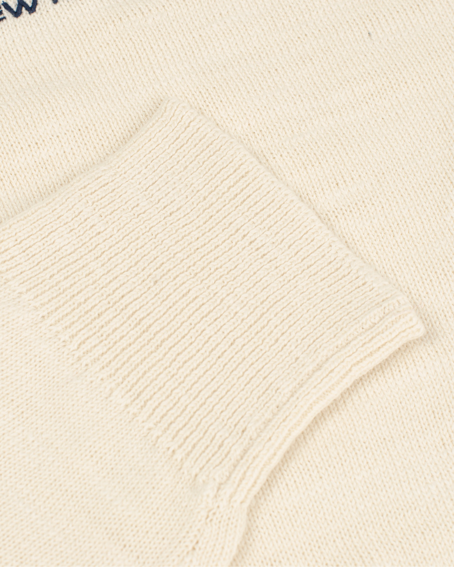 Herr | Tröjor | GANT | Natural Cotton Retro Flag Crew Ivory
