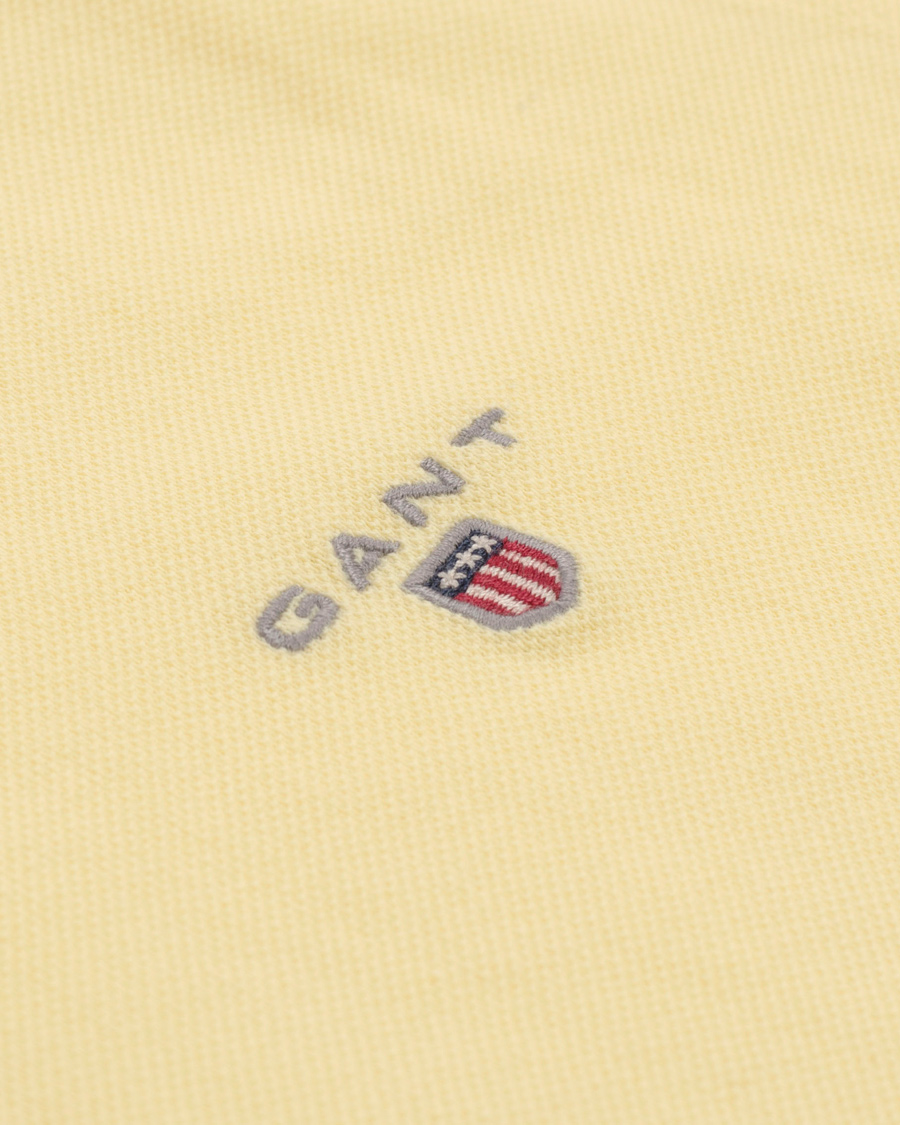 Herr | Pikéer | GANT | Solid Pique Lemon