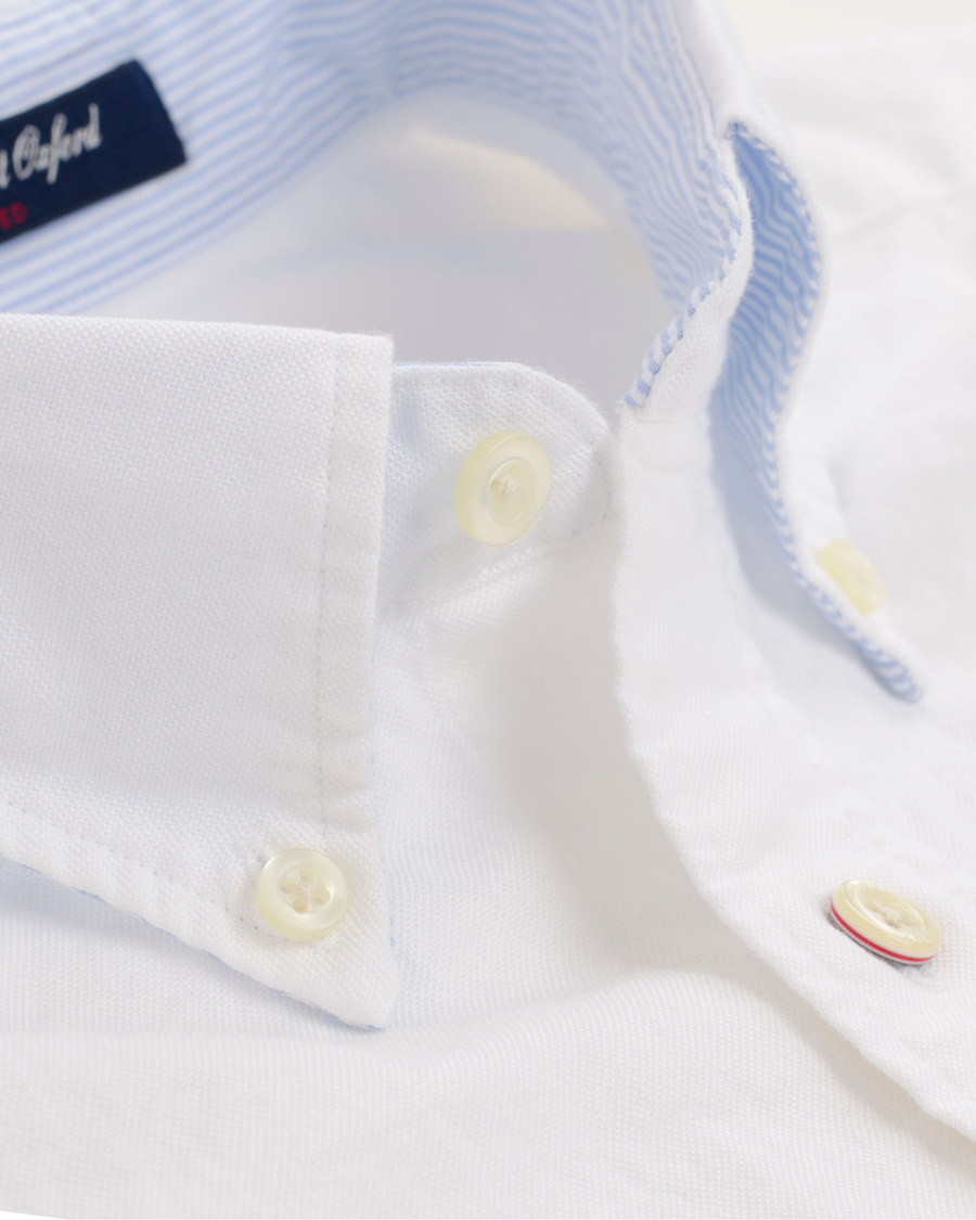 Herr | Skjortor | GANT | The Perfect Oxford Shirt Fitted Body White