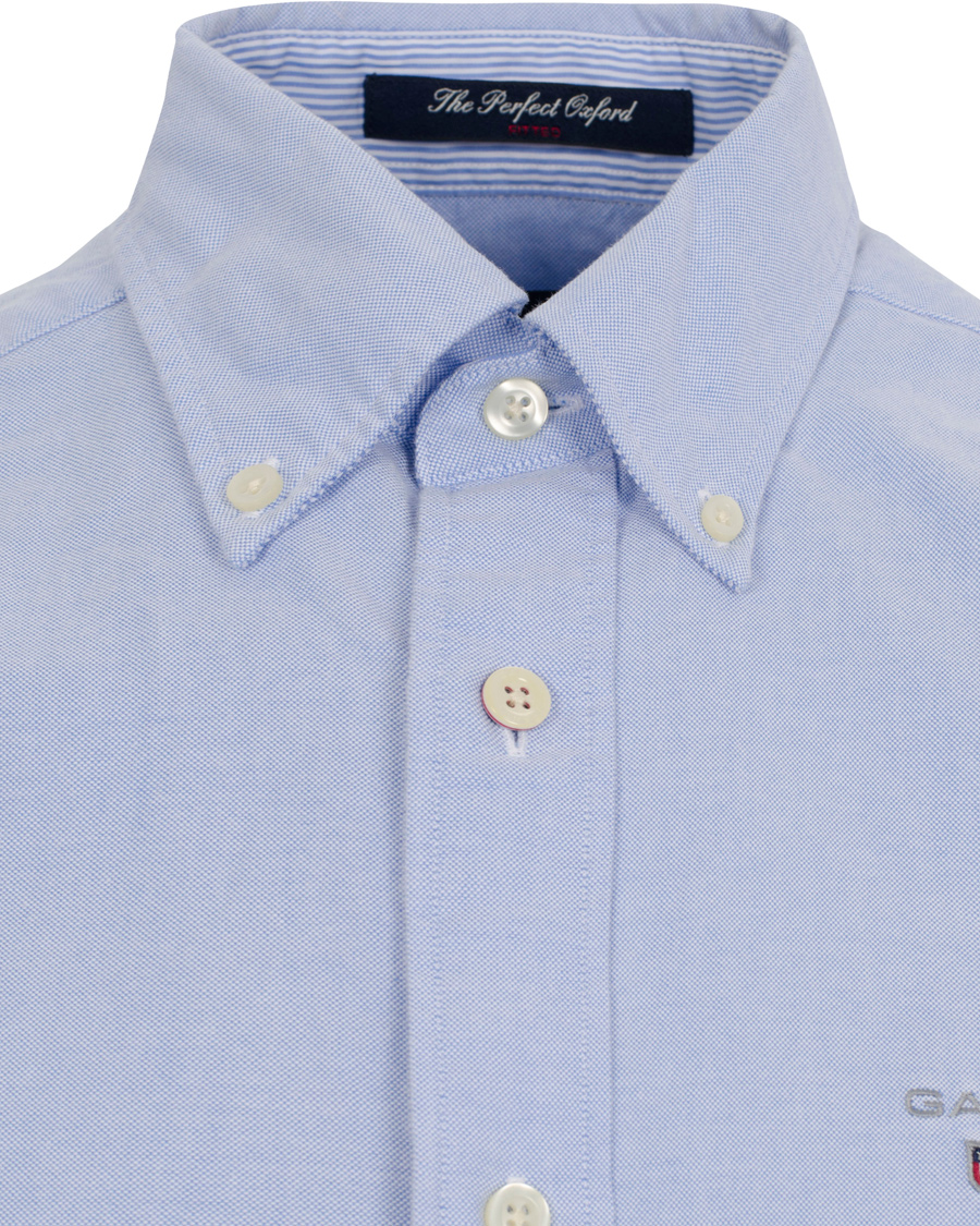 Herr | Skjortor | GANT | The Perfect Oxford Shirt Fitted Body Capri Blue