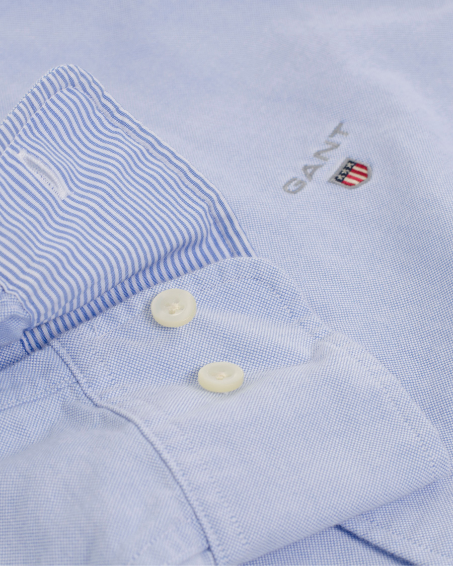 Herr | Skjortor | GANT | The Perfect Oxford Shirt Fitted Body Capri Blue