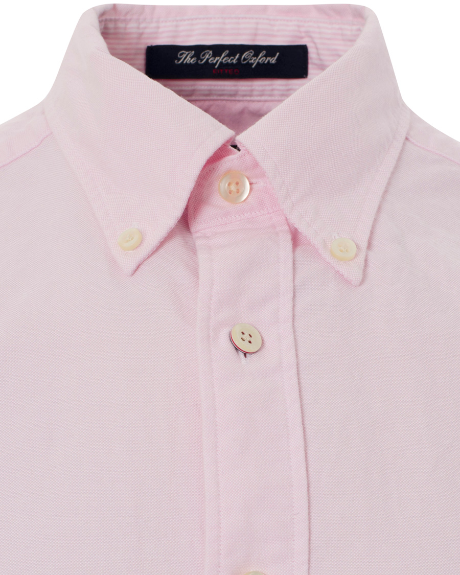 Herr | Skjortor | GANT | The Perfect Oxford Shirt Fitted Body Pastel Pink
