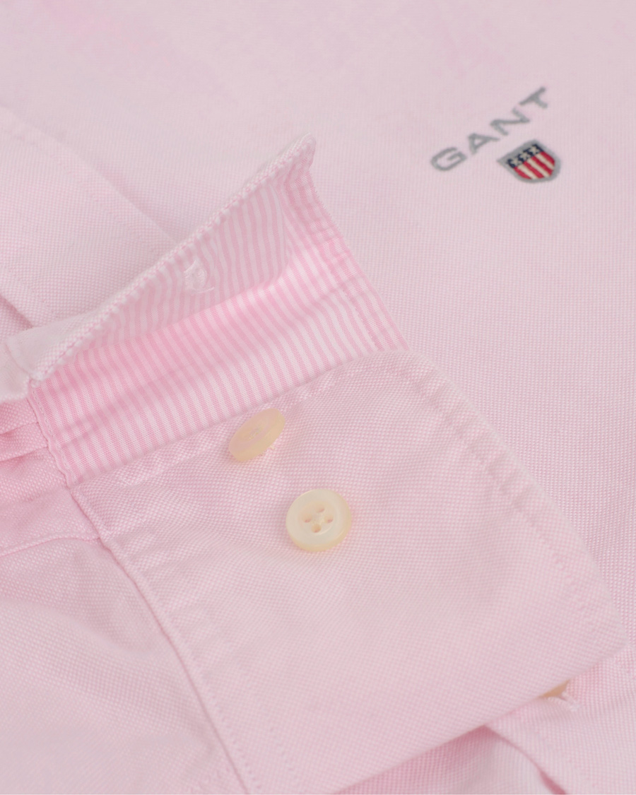 Herr | Skjortor | GANT | The Perfect Oxford Shirt Fitted Body Pastel Pink