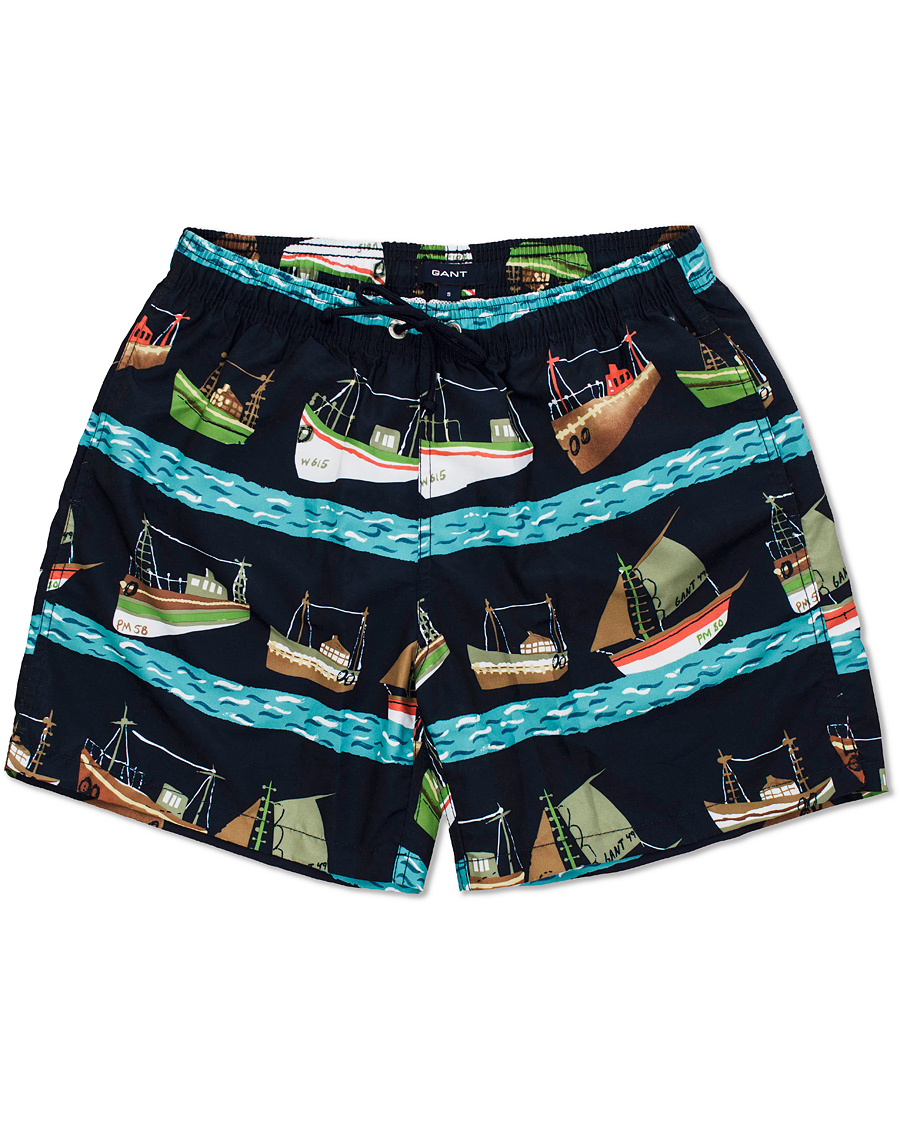 Herr | Badbyxor | GANT | Vintage Sailrace Swim Boxer Classic Blue