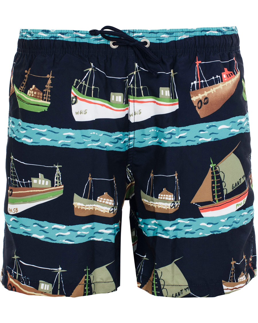 Herr | Badbyxor | GANT | Vintage Sailrace Swim Boxer Classic Blue