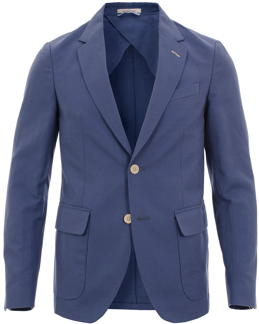 Herr | Kavajer | GANT Rugger | Canvas Unconstructed Blazer Vintage Blue