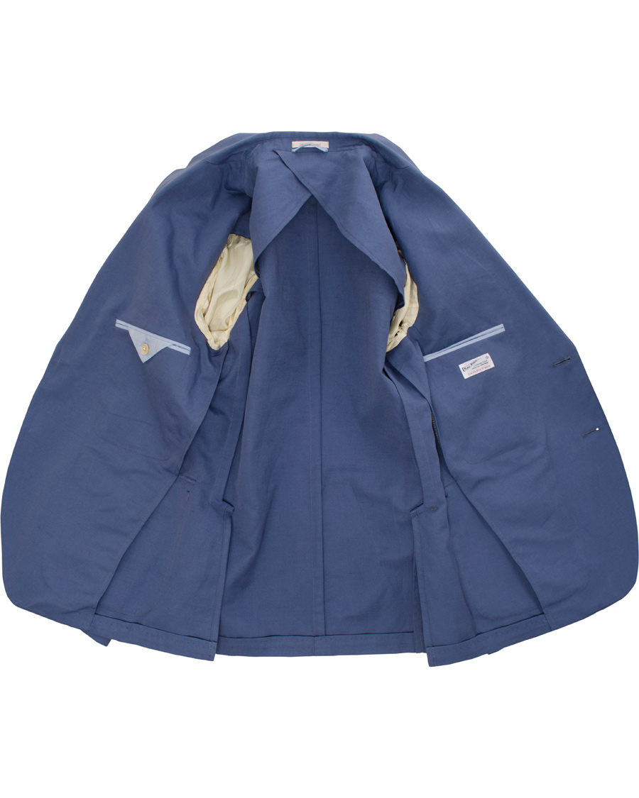 Herr | Kavajer | GANT Rugger | Canvas Unconstructed Blazer Vintage Blue