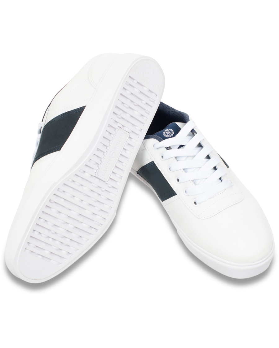 Herr | Henri Lloyd Bandrake Trainer Sneaker White/Navy | Henri-Lloyd | Henri Lloyd Bandrake Trainer Sneaker White/Navy