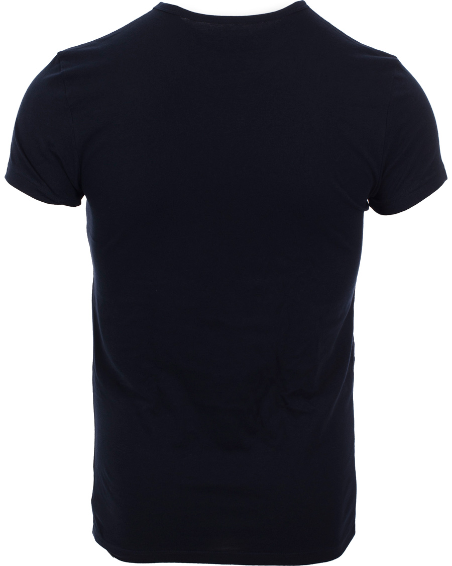 Herr | T-Shirts | Emporio Armani | 2-Pack T-shirt Regular Fit Navy/Blue