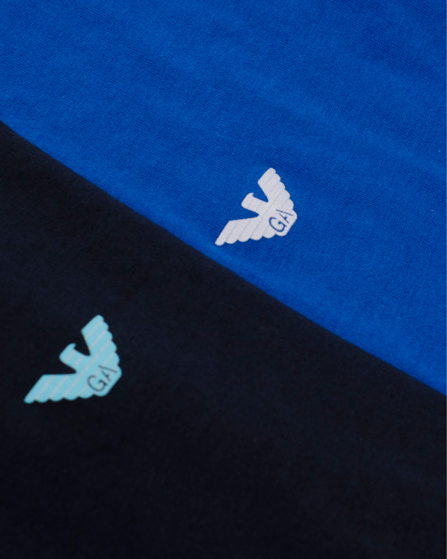 Herr | T-Shirts | Emporio Armani | 2-Pack T-shirt Regular Fit Navy/Blue