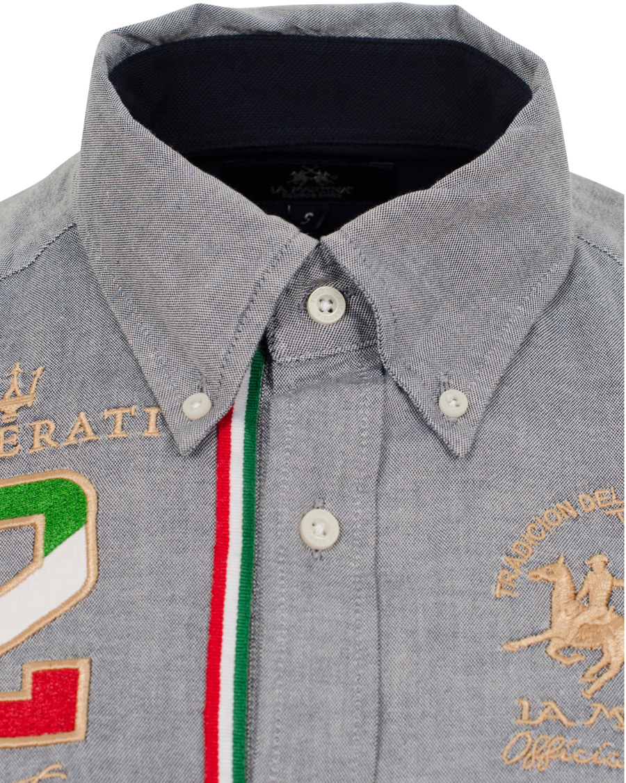 Herr | Skjortor | La Martina | Maserati Oxford Shirt Navy