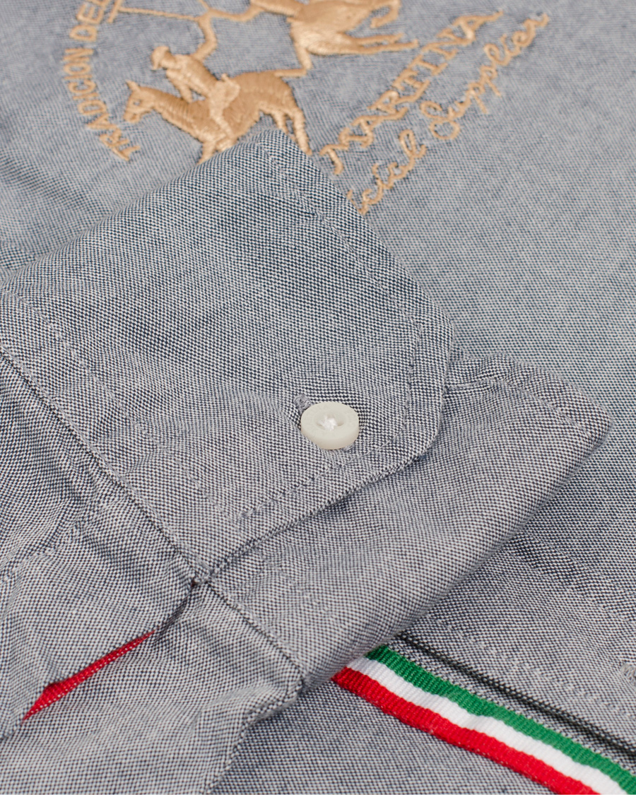 Herr | Skjortor | La Martina | Maserati Oxford Shirt Navy