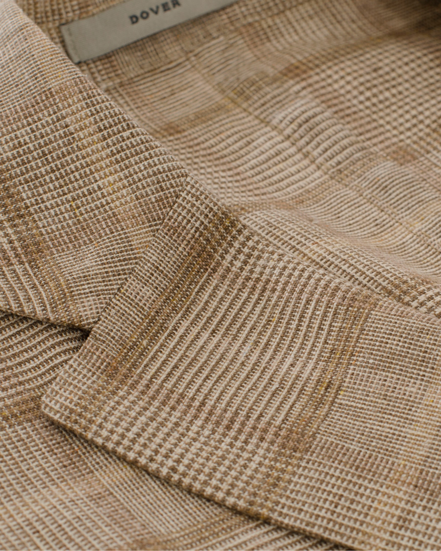 Herr | Kavajer | Boglioli | Dover Patch Pocket Prince Of Wales Blazer Beige