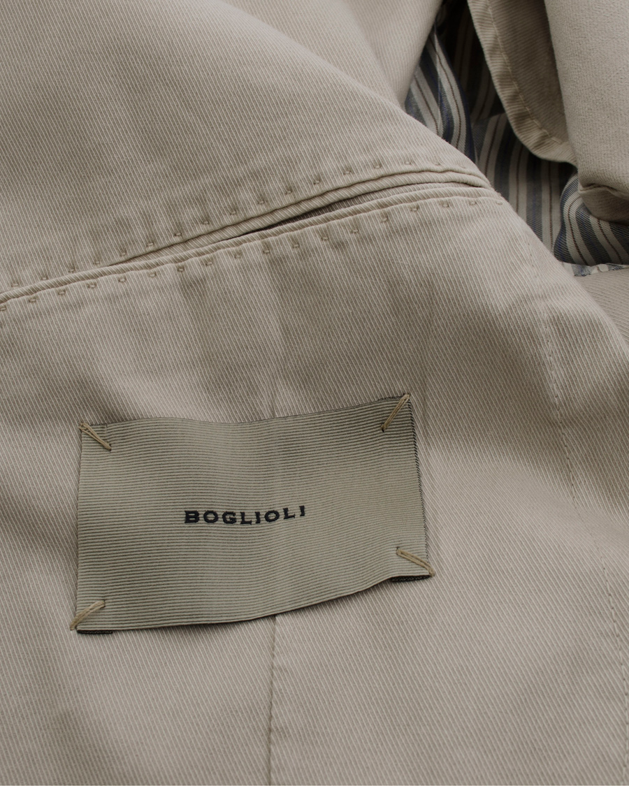 Herr | Kavajer | Boglioli | Coat Cotton Blazer Beige