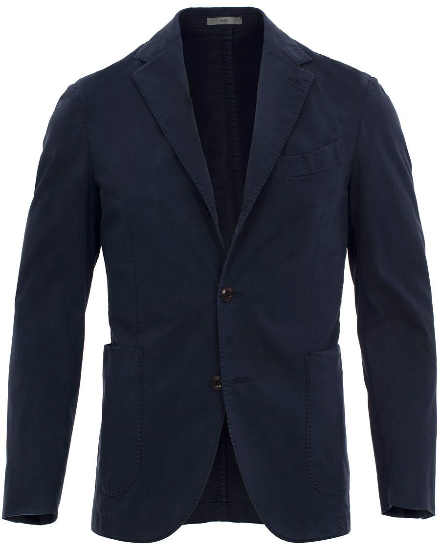 Herr | Kavajer | Boglioli | Coat Cotton Blazer Navy