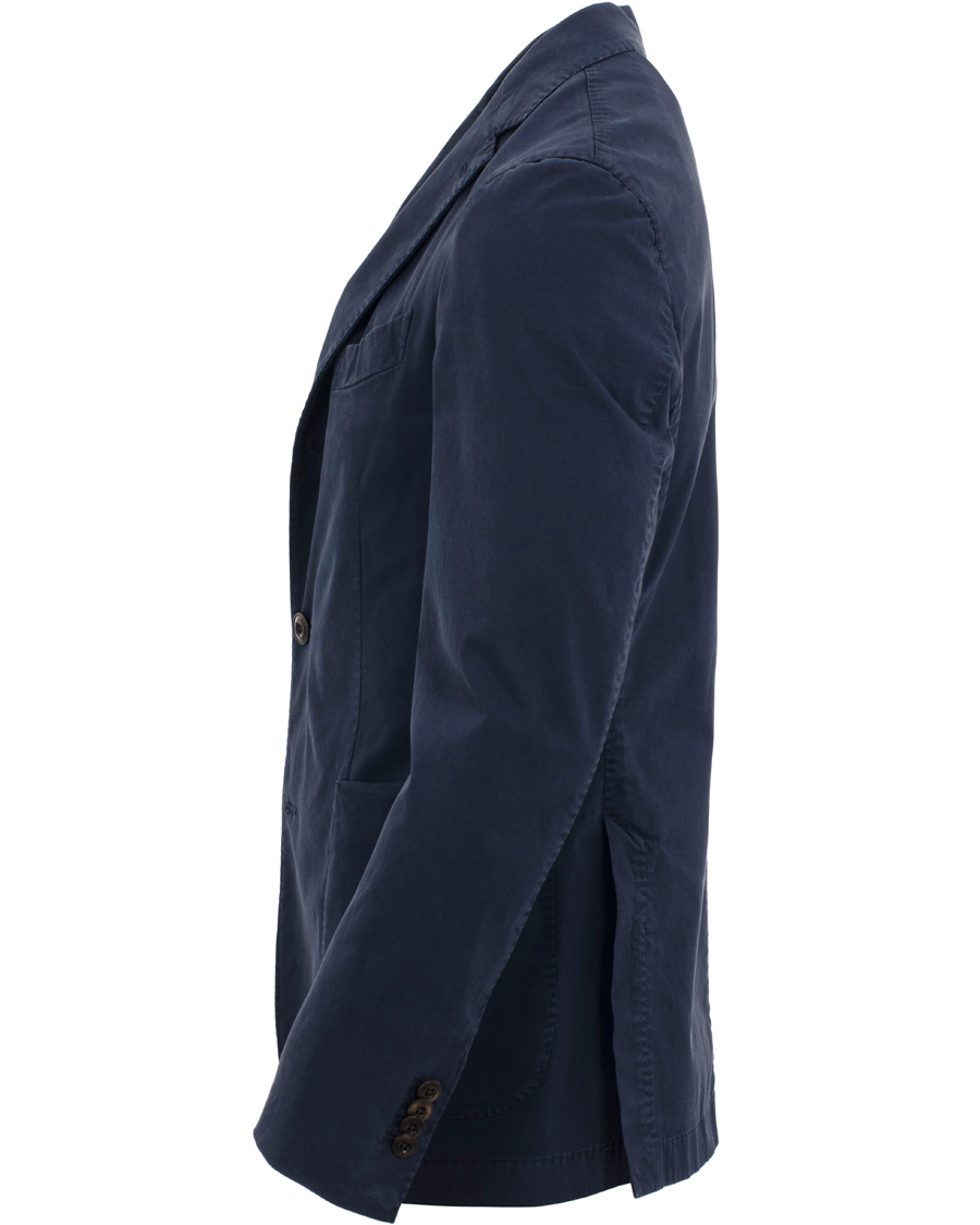 Herr | Kavajer | Boglioli | Coat Cotton Blazer Navy