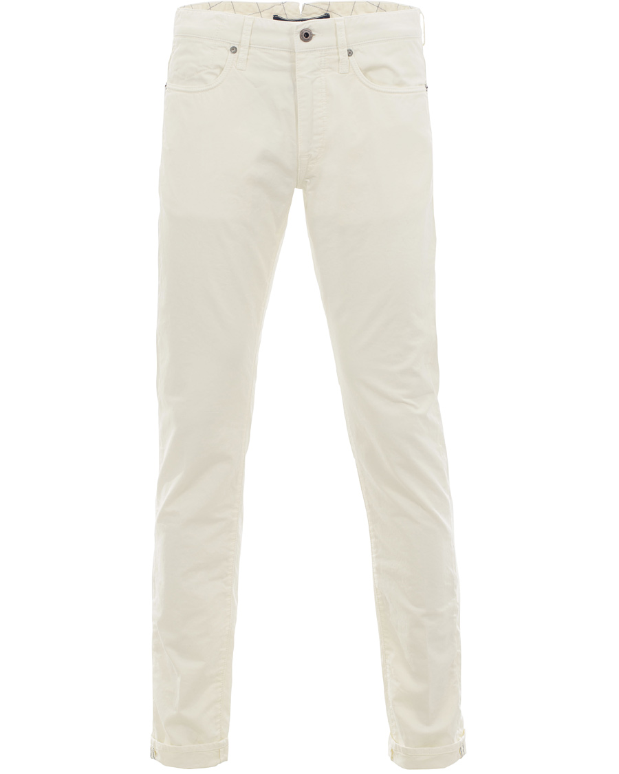 Herr | Byxor | Incotex | 5-Pocket Stretch Pant White