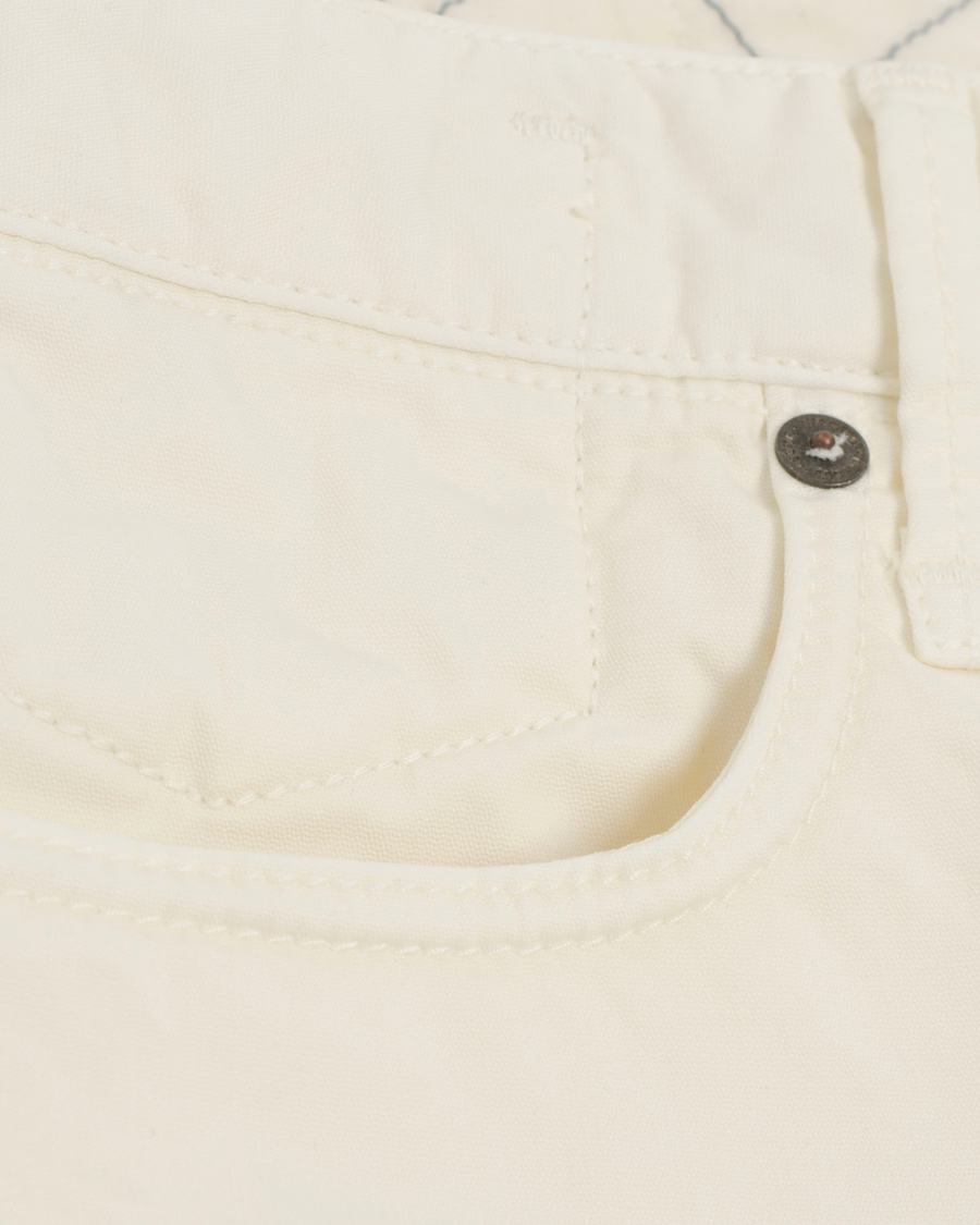Herr | Byxor | Incotex | 5-Pocket Stretch Pant White