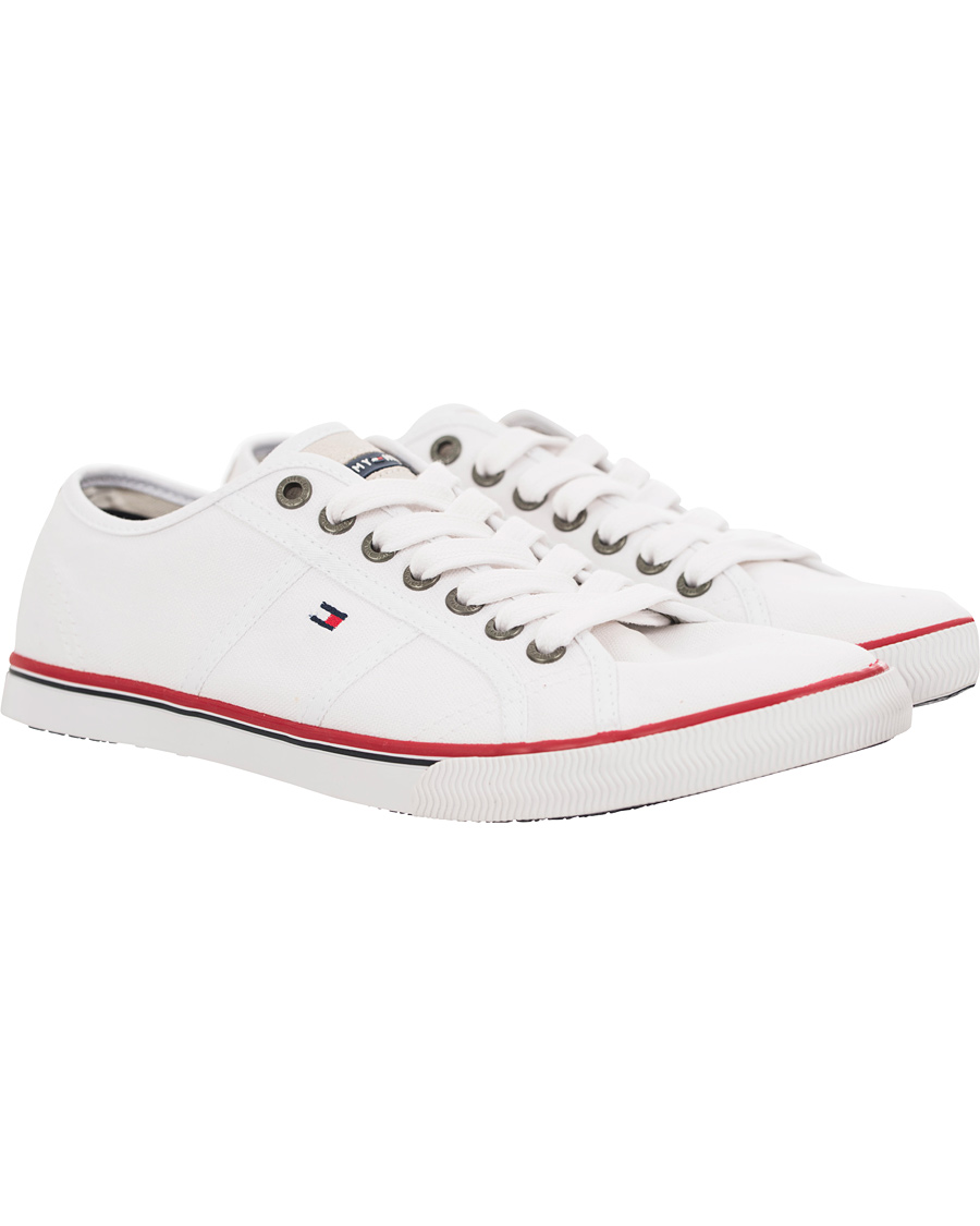 Herr | Tommy Hilfiger Vantage 2D Canvas Sneaker White | Tommy Hilfiger | Vantage 2D Canvas Sneaker White