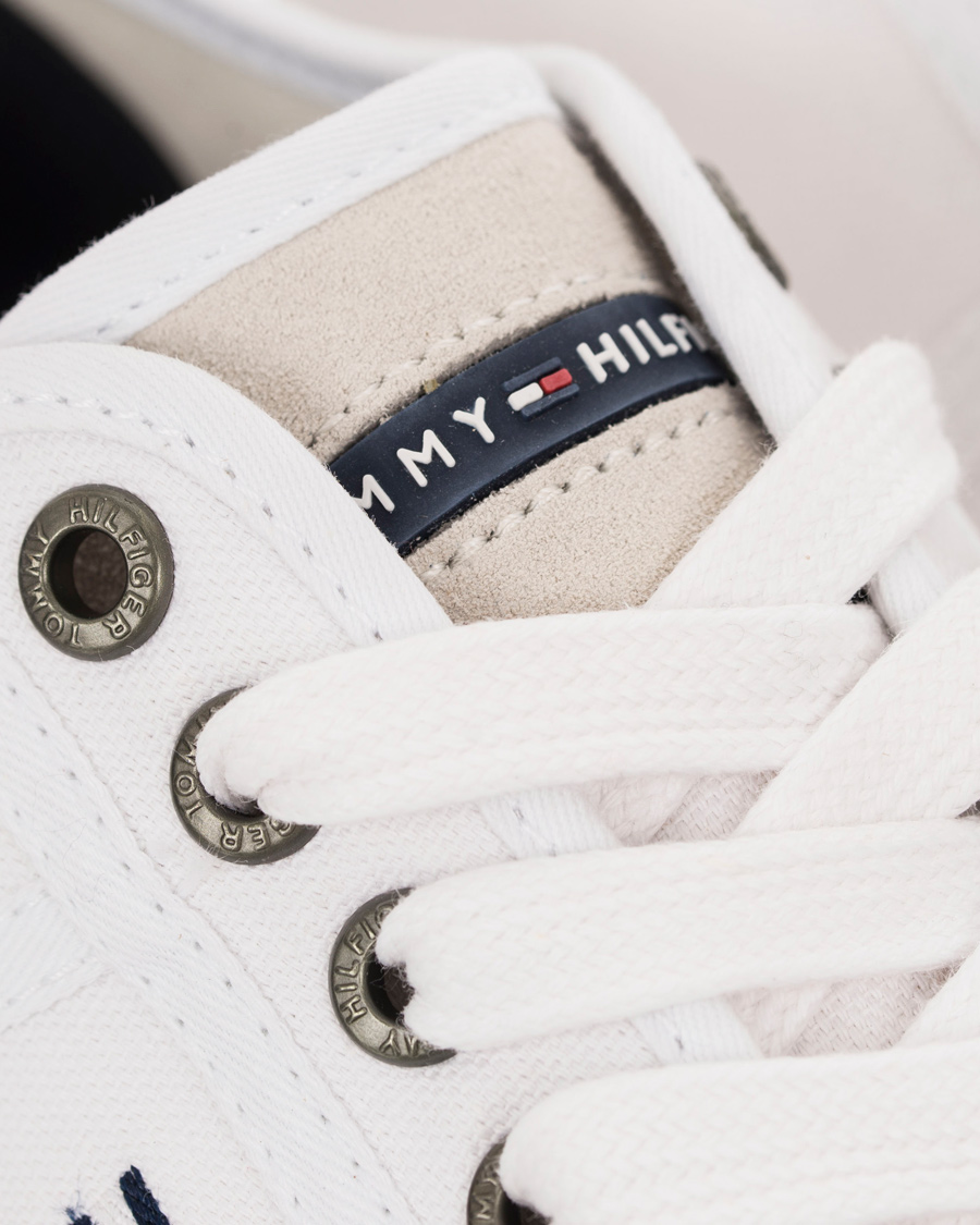 Herr | Tommy Hilfiger Vantage 2D Canvas Sneaker White | Tommy Hilfiger | Vantage 2D Canvas Sneaker White