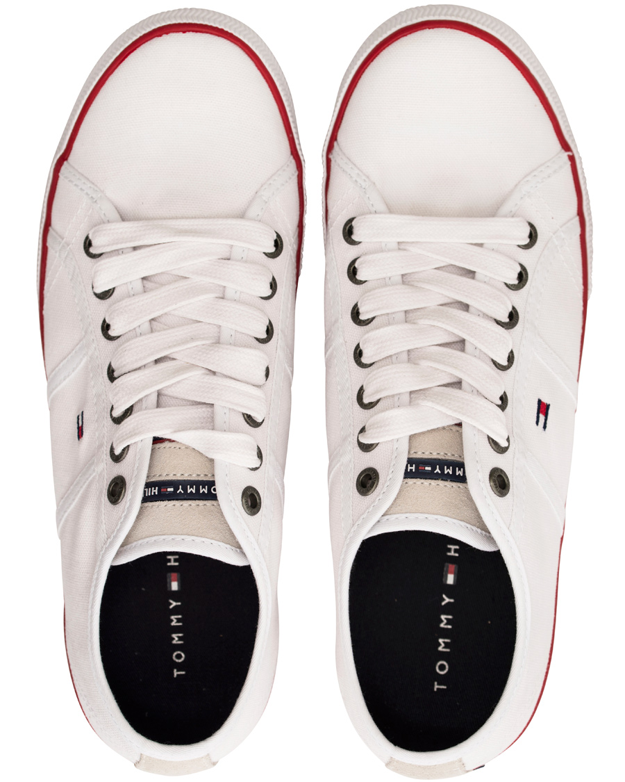Herr | Tommy Hilfiger Vantage 2D Canvas Sneaker White | Tommy Hilfiger | Vantage 2D Canvas Sneaker White