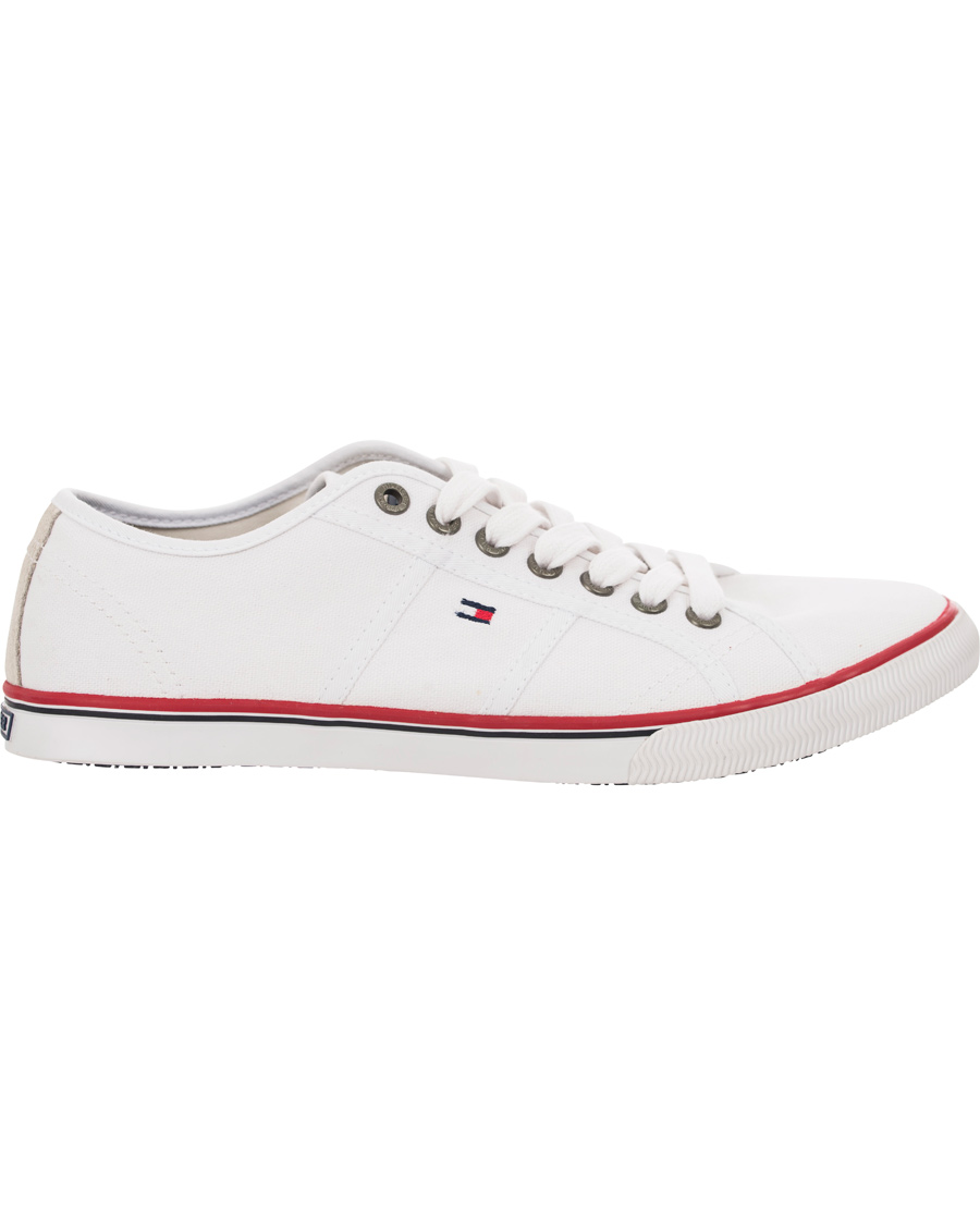 Herr | Tommy Hilfiger Vantage 2D Canvas Sneaker White | Tommy Hilfiger | Vantage 2D Canvas Sneaker White