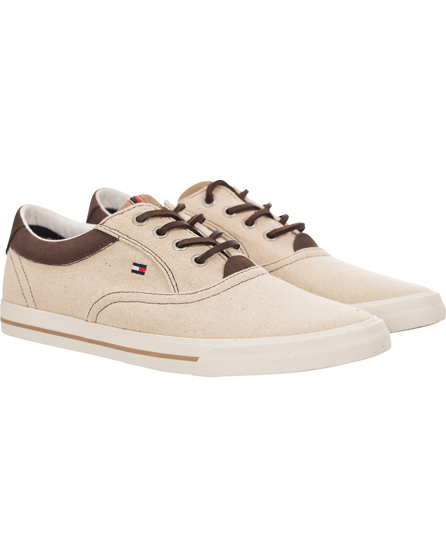 Herr | Tommy Hilfiger Winston 2C Canvas Sneaker Sand | Tommy Hilfiger | Winston 2C Canvas Sneaker Sand