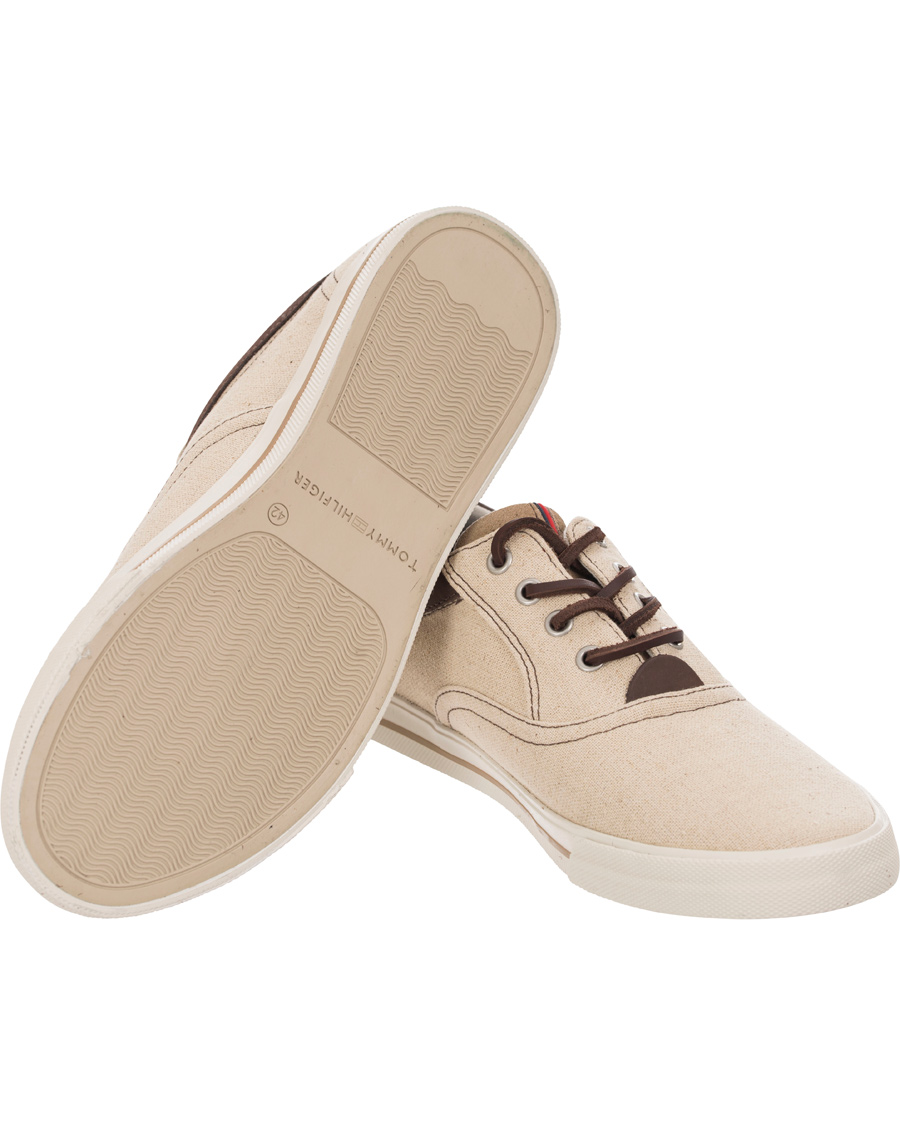 Herr | Tommy Hilfiger Winston 2C Canvas Sneaker Sand | Tommy Hilfiger | Winston 2C Canvas Sneaker Sand